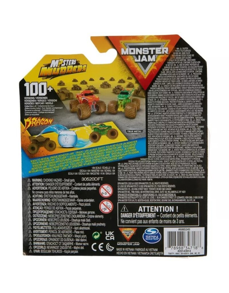 SPIN MASTER SPNM6065345/20143914 MONSTER JAM MYSTERY MUDDERS DRAGON