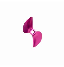 OXIDEAN MARINE OXM-00090 CNC ALUMINUM 42MM 1.4 PITCH 3/16 BORE 4214 BOAT PROP PURPLE FITS TRAXXAS SPARTAN M41 VELES 29