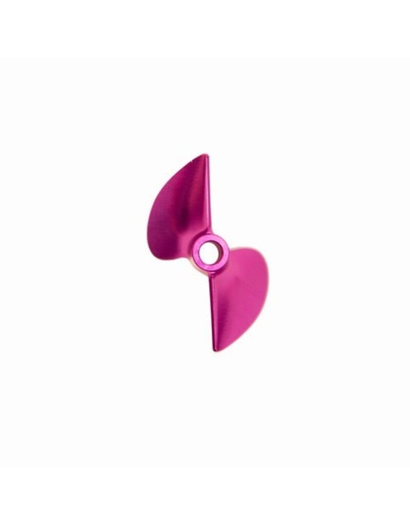 OXIDEAN MARINE OXM-00090 CNC ALUMINUM 42MM 1.4 PITCH 3/16 BORE 4214 BOAT PROP PURPLE FITS TRAXXAS SPARTAN M41 VELES 29