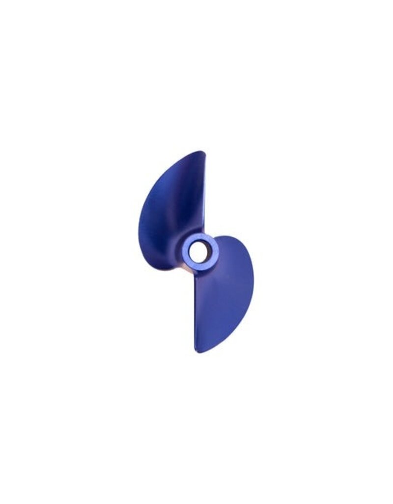 OXIDEAN MARINE OXM-00095 CNC ALUMINUM 45MM 1.9 PITCH 3/16 BORE 7075 BOAT PROP BLUE FITS SONICWAKE L/H