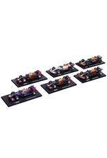 BURAGO BURAGO 1601290 FORMULA RACING RED BULL DIE-CAST MODEL CAR 6-PACK