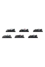 BURAGO BURAGO 1601290 FORMULA RACING MERCEDES DIE-CAST MODEL CAR 6-PACK