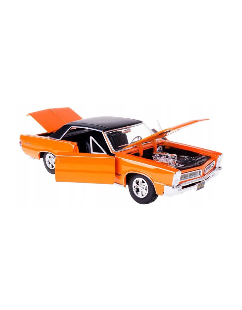 MAISTO MAISTO 31885 S.E. 1/18 SCALE DIECAST 1965 PONTIAC GTO: ORANGE