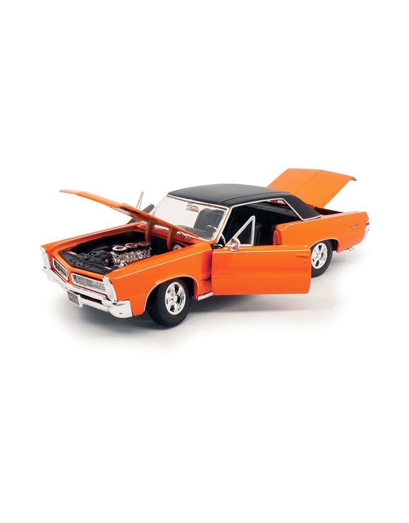 MAISTO MAISTO 31885 S.E. 1/18 SCALE DIECAST 1965 PONTIAC GTO: ORANGE