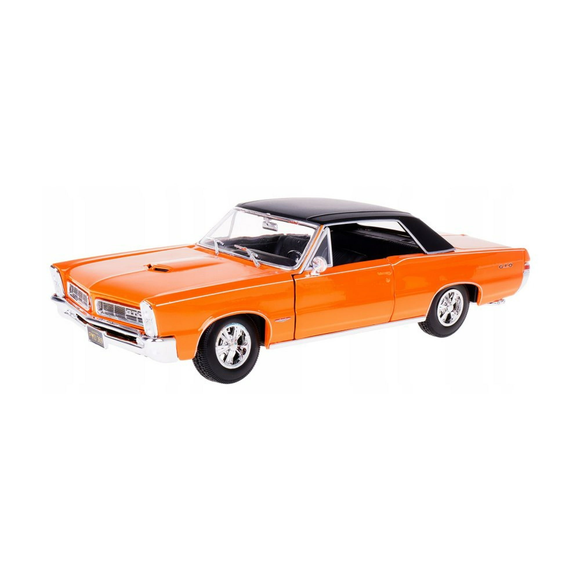 1965 Pontiac GTO ミニカー Maisto 1:18 1/18 Maisto 1965 Pontiac GTO Hurst (Orange with Black Top and