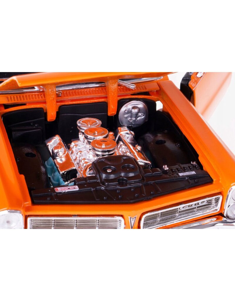 MAISTO MAISTO 31885 S.E. 1/18 SCALE DIECAST 1965 PONTIAC GTO: ORANGE