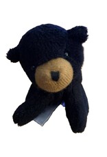 UNIPAK MINATURE BLACK BEAR PLUSH TOY