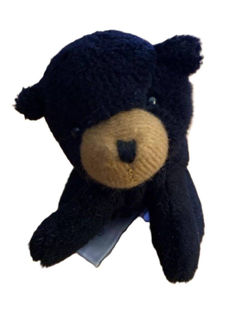UNIPAK MINATURE BLACK BEAR PLUSH TOY