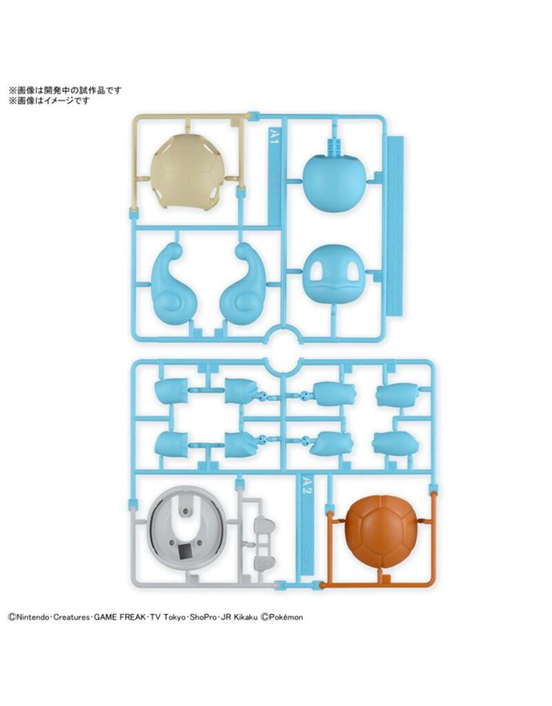 BANDAI BAS2704425 17 SQUIRTLE "POKEMON", BANDAI HOBBY POKEMON MODEL KIT QUICK!