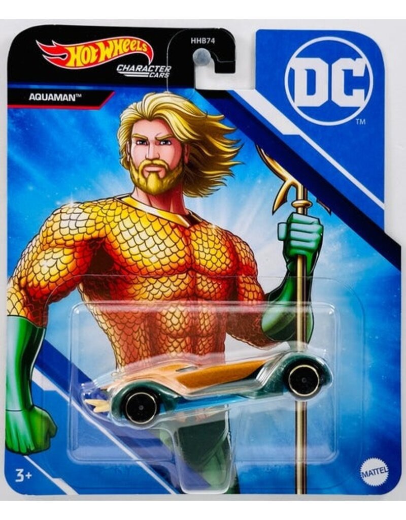 HOT WHEELS MTL HHB74/HNY05 BLOCKBUSTER CHARACTER CARS AQUAMAN