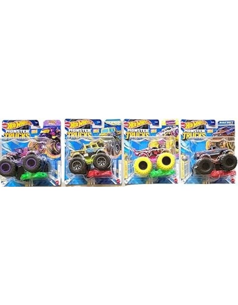 HOT WHEELS MTL FYJ44 HOTWHEELS 1/64 MONSTER TRUCKS (STYLES MAY VARY)
