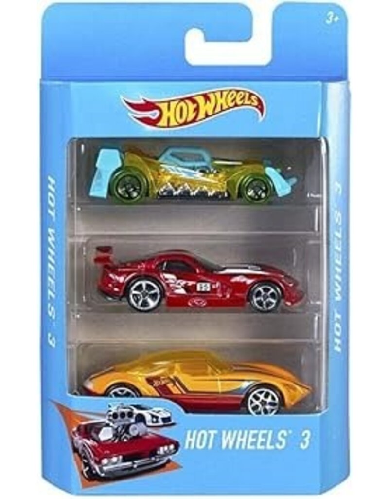 HOT WHEELS MTL K5904 HOT WHEELS 3-PACK GIFT PACK (STYLES MAY VARY)
