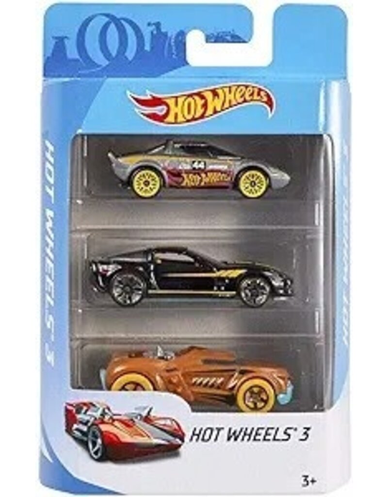 HOT WHEELS MTL K5904 HOT WHEELS 3-PACK GIFT PACK (STYLES MAY VARY)