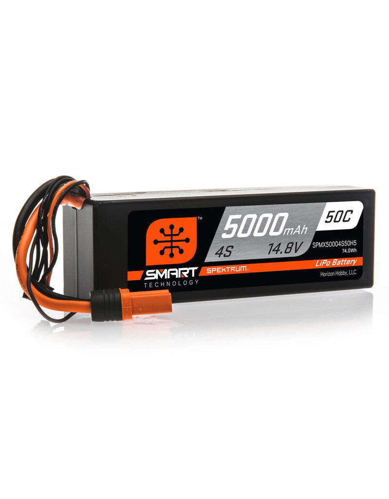 SPEKTRUM SPMX-1035 SMART POWERSTAGE SURFACE BUNDLE: 5000MAH 4S 50C LIPO BATTERY (IC5) / 100W S100 CHARGER