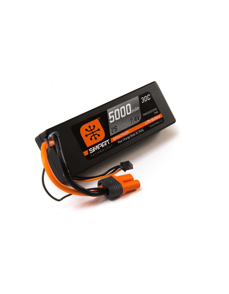 SPEKTRUM SPMX-1032 SMART POWERSTAGE SURFACE BUNDLE: 5000MAH 2S 50C LIPO BATTERY (IC5) / 100W S100 CHARGER