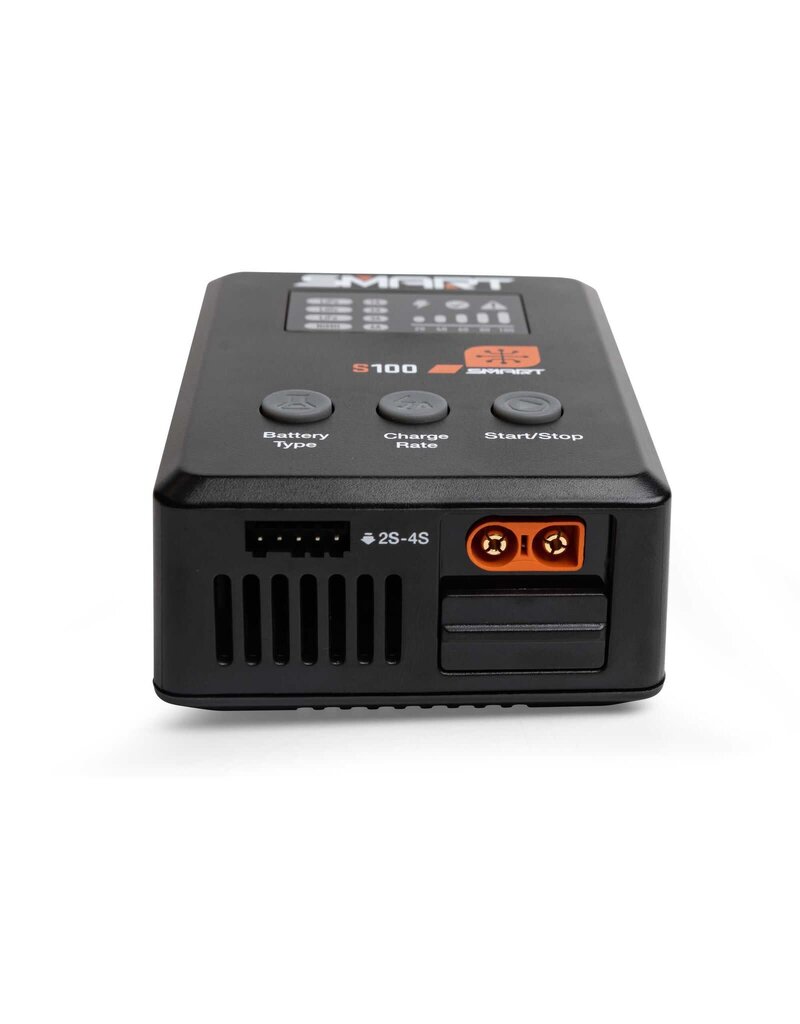 SPEKTRUM SPMX-1031 SMART POWERSTAGE SURFACE BUNDLE: 5000MAH 2S 50C LIPO BATTERY (IC3) / 100W S100 CHARGER