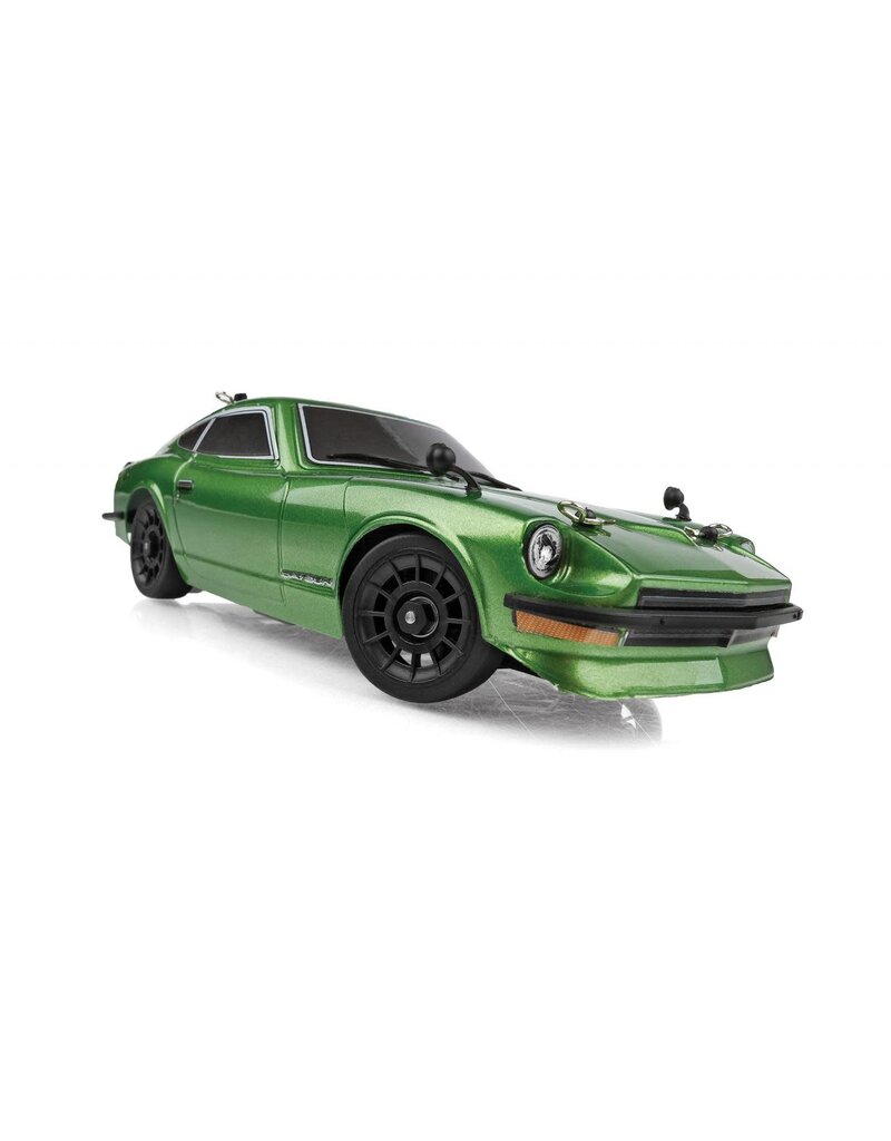 TEAM ASSOCIATED ASC20188C  SR27 DATSUN 240Z 1/27 RTR ELECTRIC 2WD ON-ROAD TOURING CAR COMBO (GREEN) W/2.4GHZ RADIO, BATTERY & CHARGER