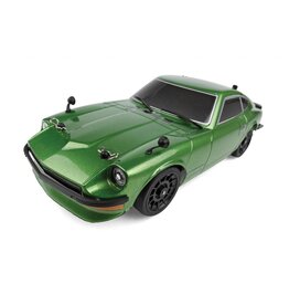 TEAM ASSOCIATED ASC20188C  SR27 DATSUN 240Z 1/27 RTR ELECTRIC 2WD ON-ROAD TOURING CAR COMBO (GREEN) W/2.4GHZ RADIO, BATTERY & CHARGER