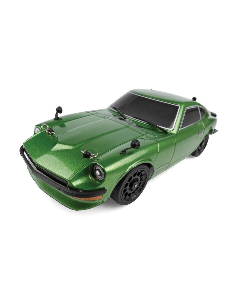 TEAM ASSOCIATED ASC20188C  SR27 DATSUN 240Z 1/27 RTR ELECTRIC 2WD ON-ROAD TOURING CAR COMBO (GREEN) W/2.4GHZ RADIO, BATTERY & CHARGER