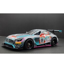 GL RACING GL-AMG-GT3-001 MERCEDES AMG GT3 #00 LIVERY BODY: SILVER/ BLUE