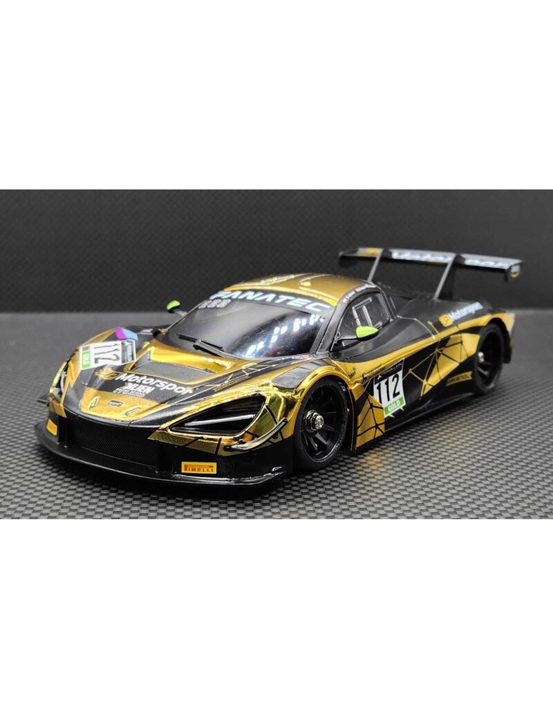GL RACING GL-720S-GT3-001 MCLAREN 720S GT3 #112 LIVERY BODY: GOLD/ BLACK