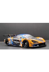 GL RACING GL-720S-GT3-003  MCLAREN 720S GT3 #40 LIVERY BODY: ORANGE/ BLACK/ BLUE