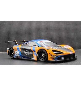 GL RACING GL-720S-GT3-003  MCLAREN 720S GT3 #40 LIVERY BODY: ORANGE/ BLACK/ BLUE