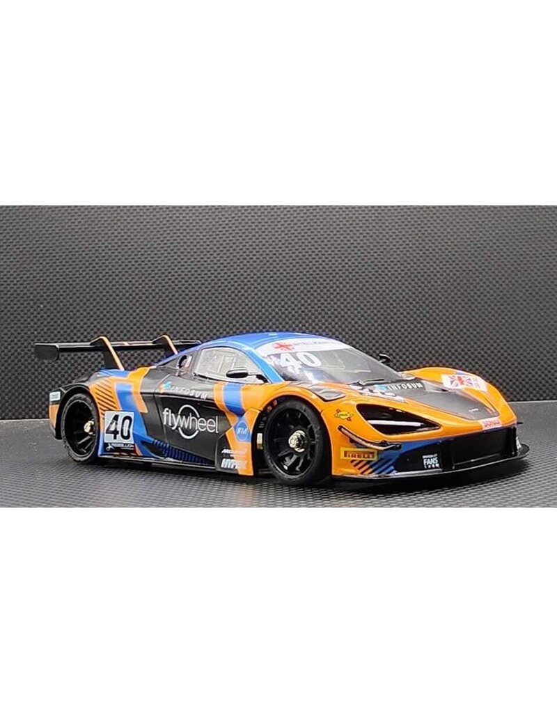 GL RACING GL-720S-GT3-003  MCLAREN 720S GT3 #40 LIVERY BODY: ORANGE/ BLACK/ BLUE