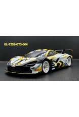 GL RACING GL-720S-GT3-004  MCLAREN 720S GT3 #23 LIVERY BODY: WHITE/ YELLOW/ BLACK