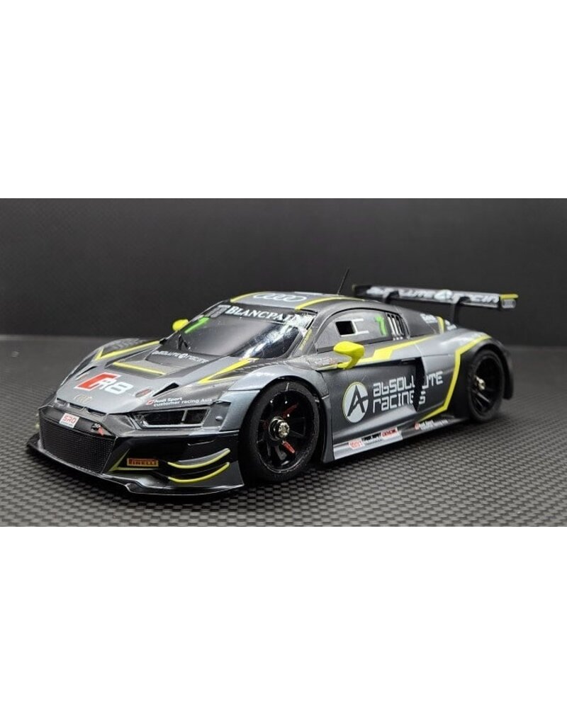 GL RACING GL-R8-EVO-004 AUDI R8 EVO #7 LIVERY BODY: GREY/ YELLOW/ BLACK