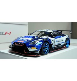 GL RACING GL-NISSAN-GT3-001 NISSAN R35 GTR GT3 #35 LIVERY BODY: CHROME BLUE/ WHITE