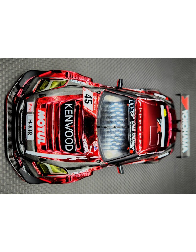 GL RACING GL-NISSAN-GT3-004 NISSAN R35 GTR GT3 #45 LIVERY BODY: CHROME RED/ BLACK