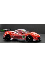 GL RACING GL-488-GT3-004 FERRARI 488 GT3 #63 LIVERY BODY: RED/SILVER