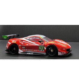 GL RACING GL-488-GT3-004 FERRARI 488 GT3 #63 LIVERY BODY: RED/SILVER