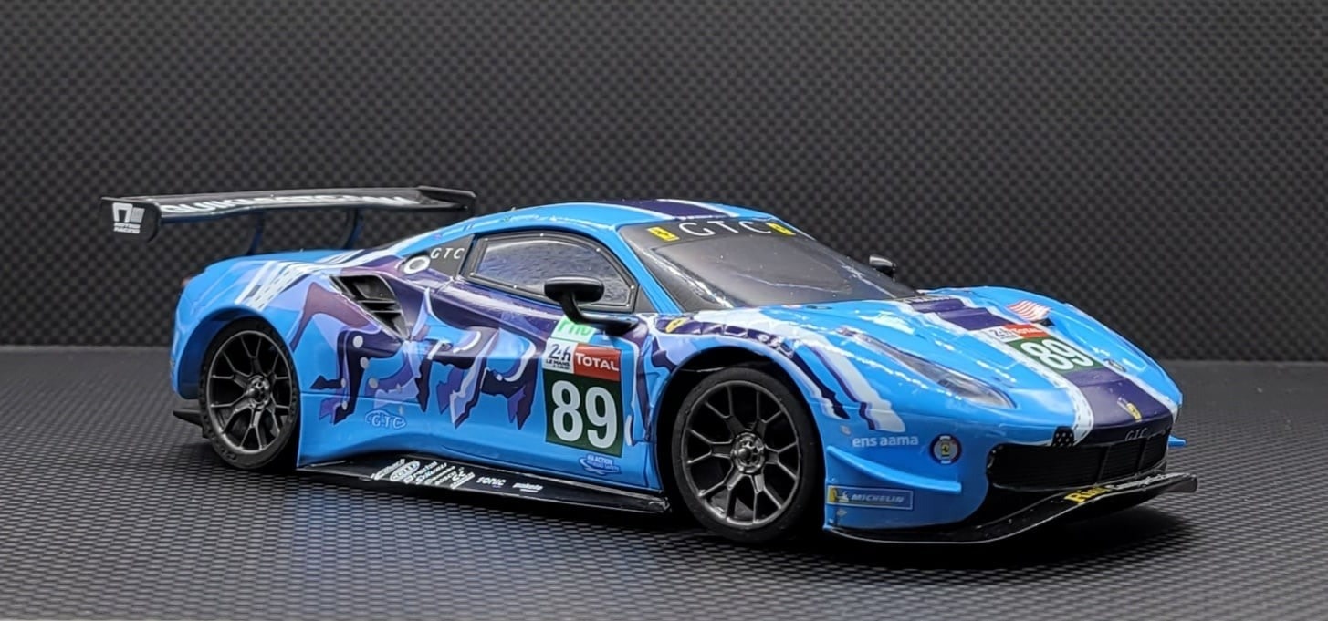 GL-488-GT3-005 FERRARI 488 GT3 #89 LIVERY BODY: SKY BLUE