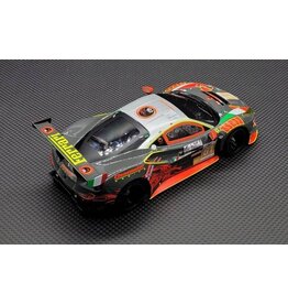 GL RACING GL-488-GT3-007 FERRARI 488 GT3 #61 LIVERY BODY: GREY/ORANGE