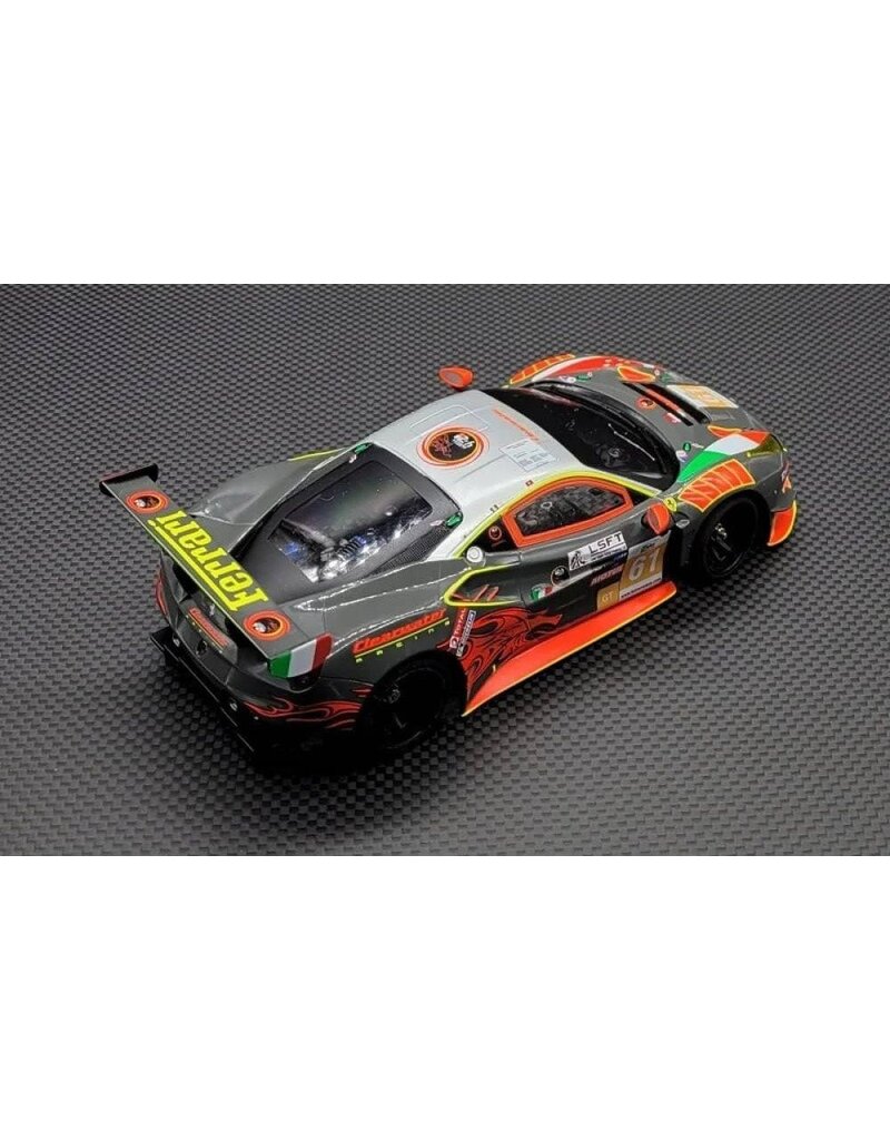 GL RACING GL-488-GT3-007 FERRARI 488 GT3 #61 LIVERY BODY: GREY/ORANGE