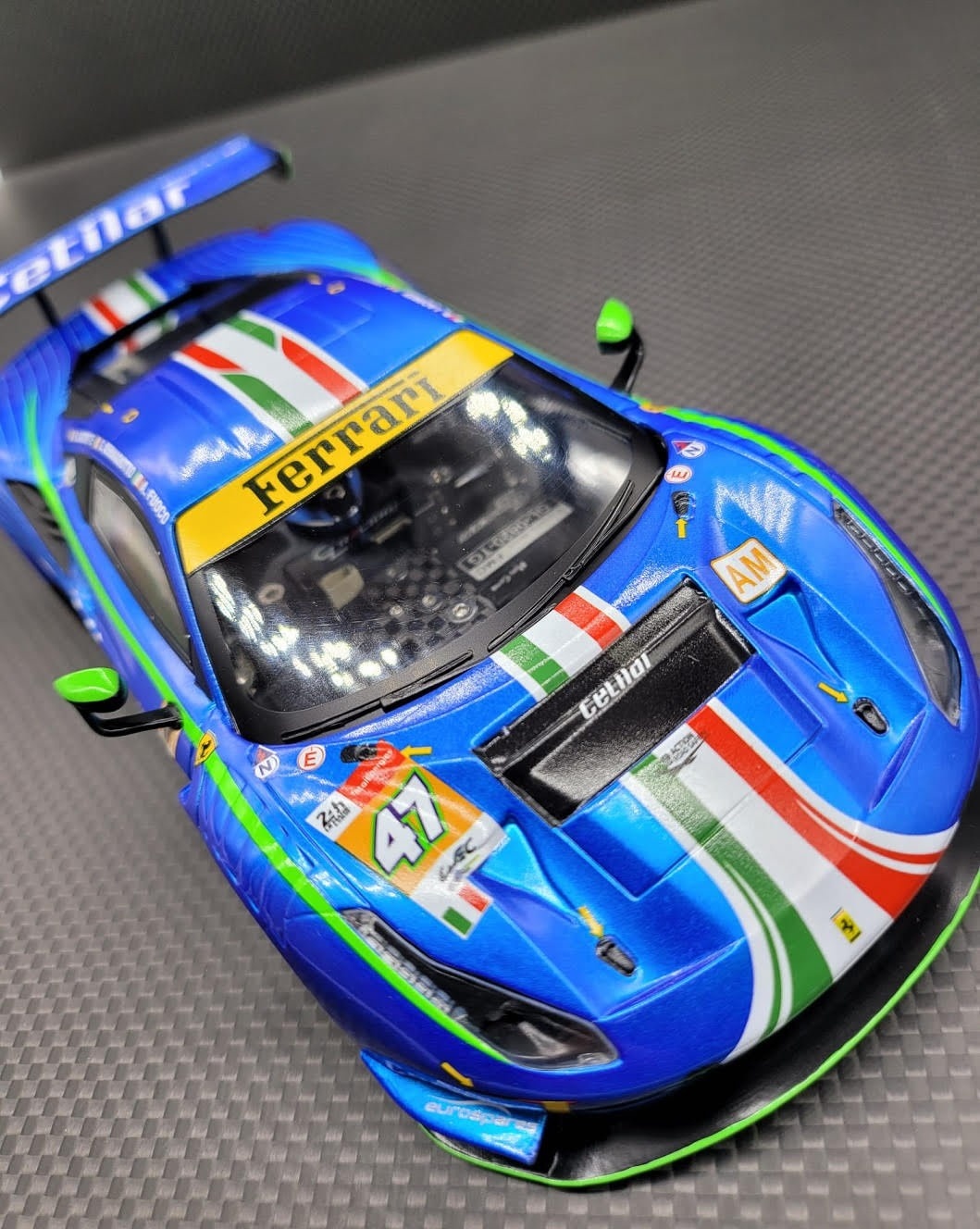 GLレーシング製 ミニッツボディ フェラーリ 488GT3 ブルー Amazon.co.jp: GLレーシング製 ミニッツボディ フェラーリ