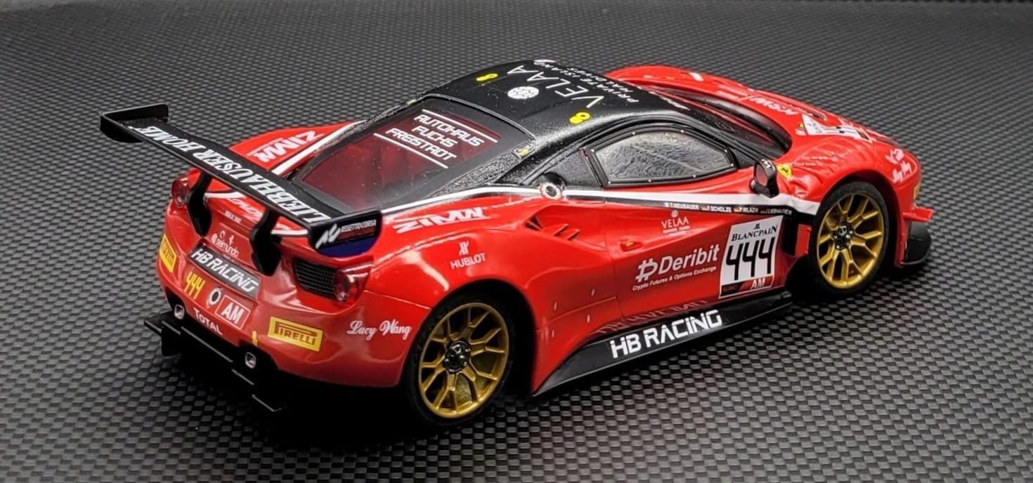 GL-488-GT3-009 FERRARI 488 GT3 #444 LIVERY BODY: BLACK/RED - My