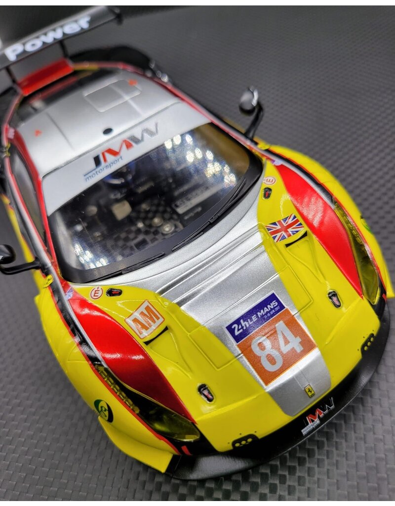 GL RACING GL-488-GT3-010 FERRARI 488 GT3 #84 LIVERY BODY: YELLOW/RED