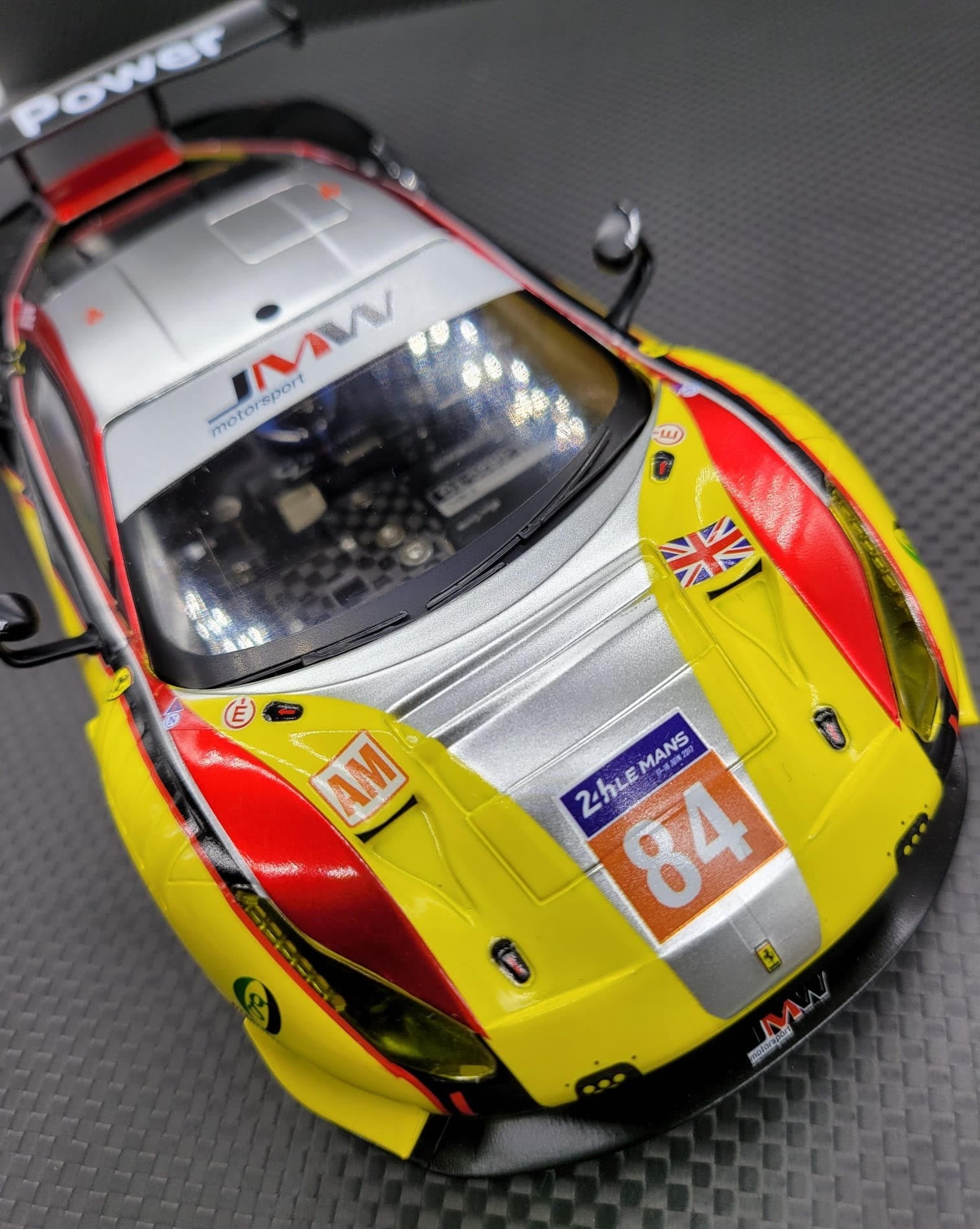 GL-488-GT3-010 FERRARI 488 GT3 #84 LIVERY BODY: YELLOW/RED - My