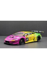 GL RACING GL-LBO-GT3-008 LAMBORGHINI HURACAN GT3 #11 LIVERY BODY: PURPLE/YELLOW