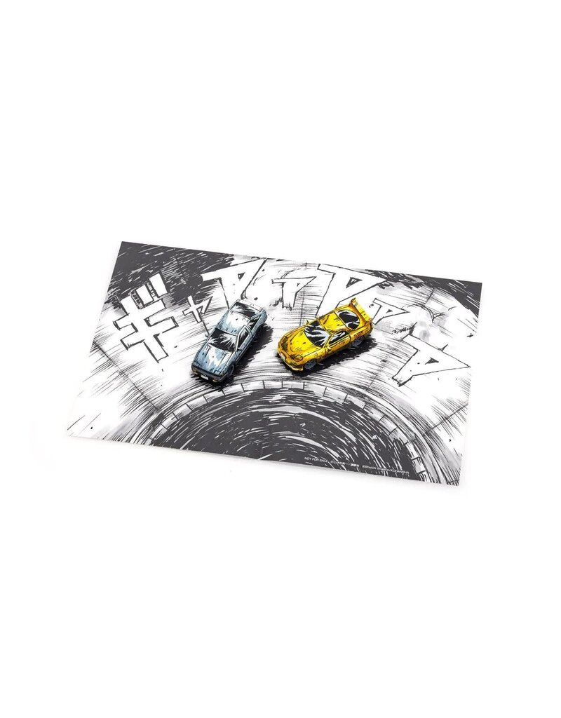 KYOSHO KYOK07057AA 1/64 INITIAL D COMIC EDITION 3 CAR SET