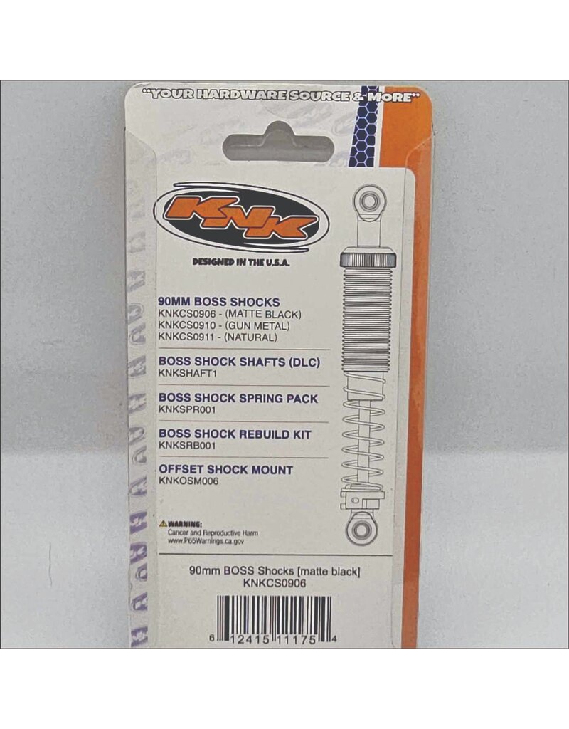 TEAM KNK KNKCS0906 BOSS SHOCKS 90MM BLACK