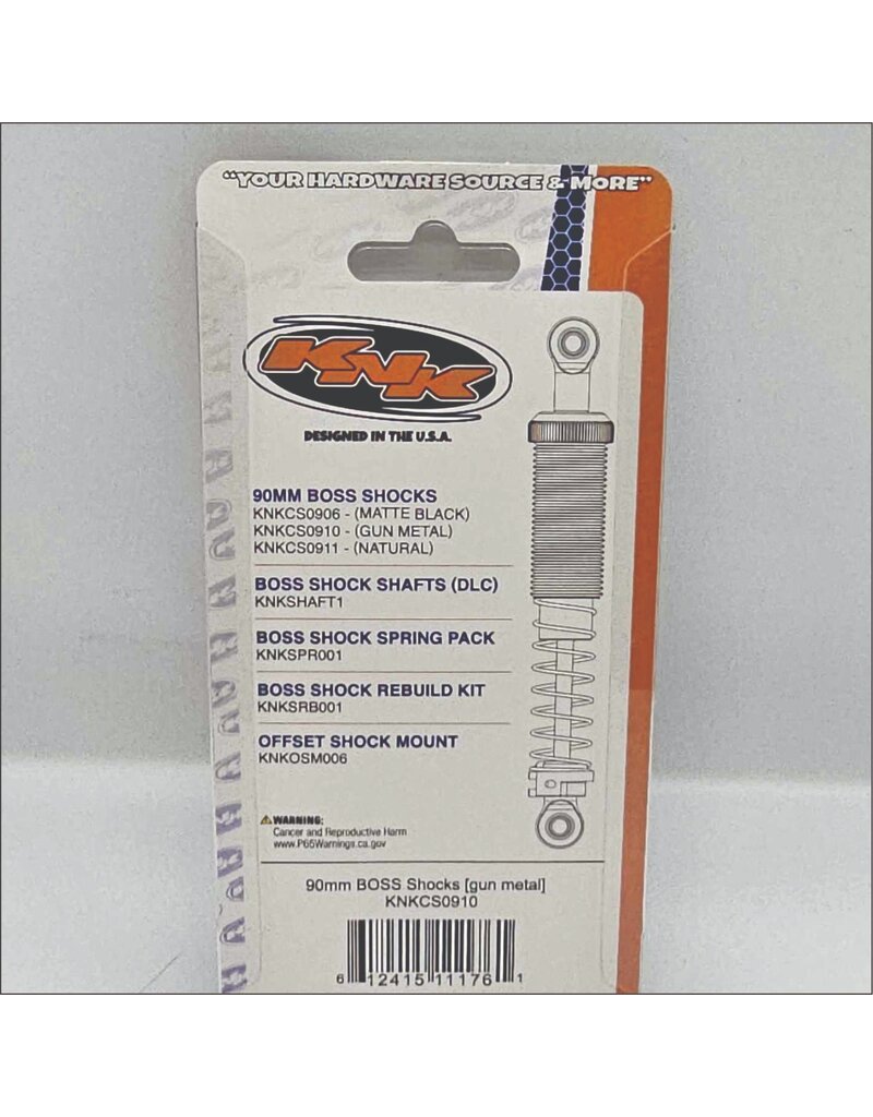 TEAM KNK KNKCS0910 BOSS SHOCKS 90MM MATTE BLACK