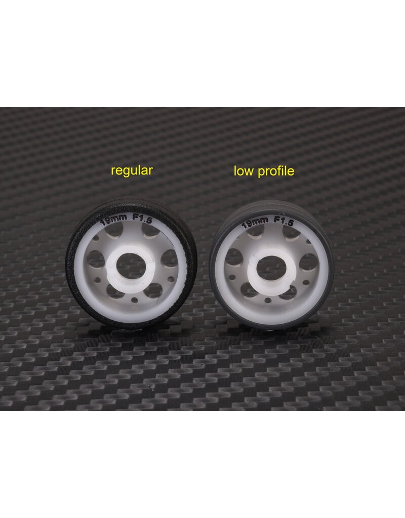 PN RACING KEN PNMR2086F15 MINI-Z 2WD MACHINE CUT 6 SPOKE DELRIN 8.5X19MM FLANGED WHEL F 1.5