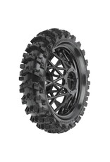 PROLINE RACING PRO1024710 DUNLOP GEOMAX MX14 V2 BEAD CR4 REAR TIRE MTD ON BULLY SPOKE BLACK WHEEL