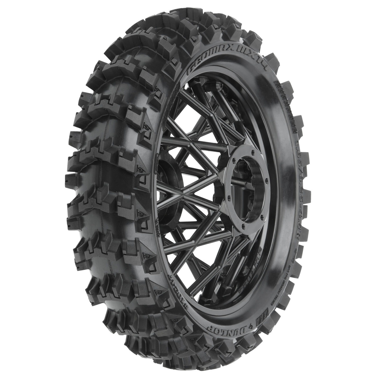 PRO1024710 DUNLOP GEOMAX MX14 V2 BEAD CR4 REAR TIRE MTD ON BULLY