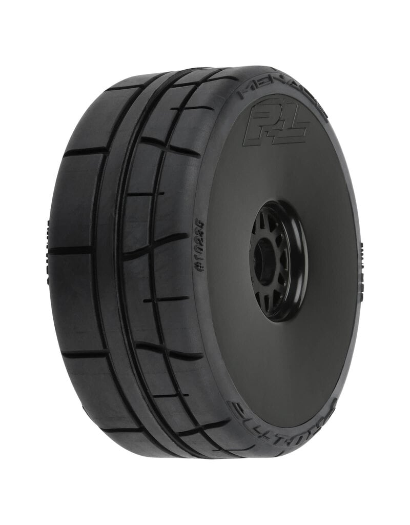 PROLINE RACING PRO1023510 MENACE HP BELTED SPEED RUN 1/8 TIRES MTD MACH 10 17MM WHEELS FRONT OR REAR