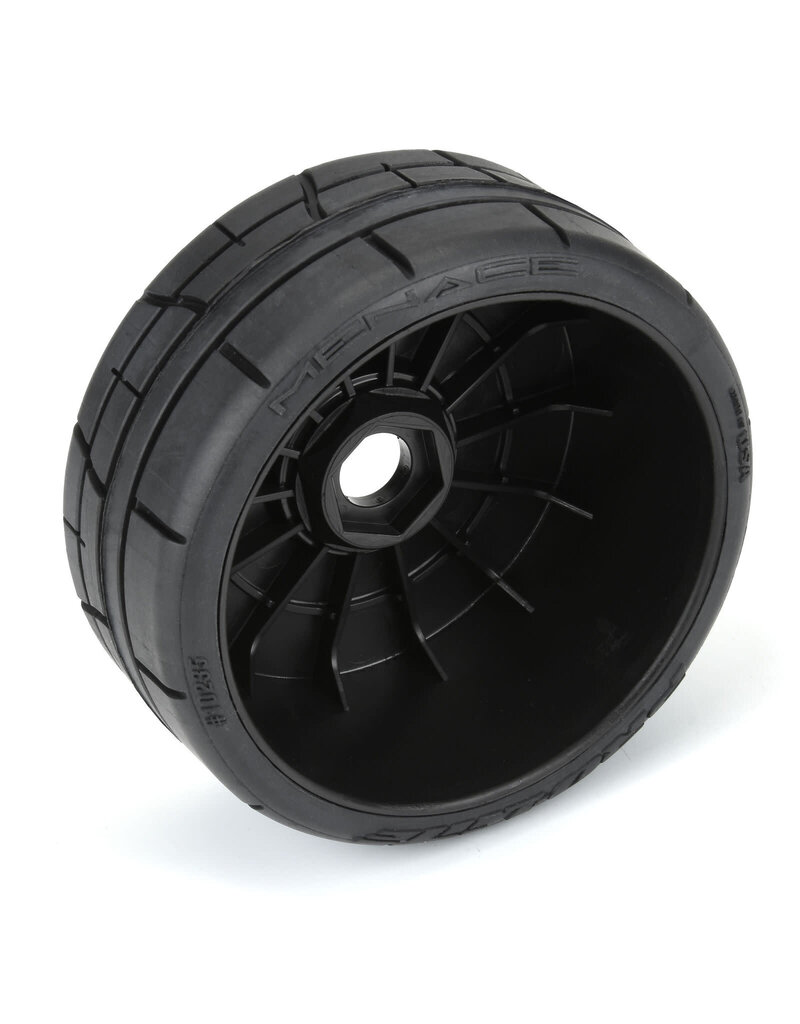 PROLINE RACING PRO1023510 MENACE HP BELTED SPEED RUN 1/8 TIRES MTD MACH 10 17MM WHEELS FRONT OR REAR